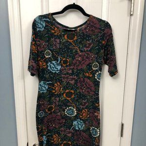 LuLaRoe Julia Sheath Dress.  Used.